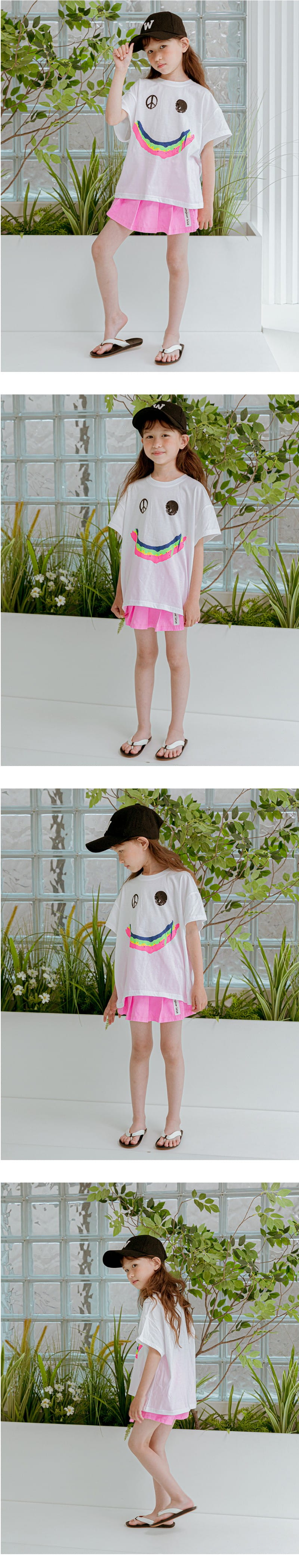 LILAS - Korean Children Fashion - #Kfashion4kids - Bora Smile Tee - 2