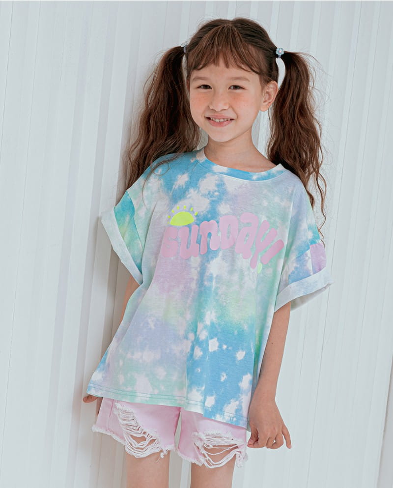 LILAS - Korean Children Fashion - #Kfashion4kids - Sunday Water Paint Tee - 3