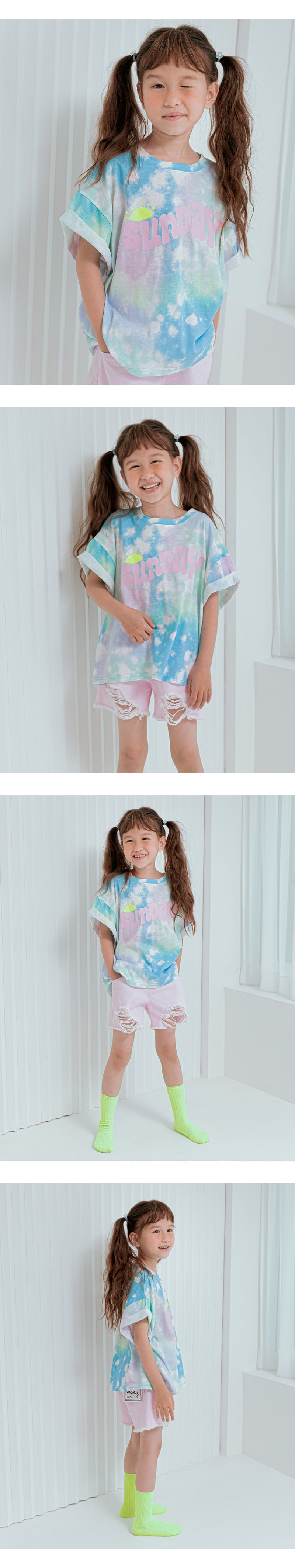 LILAS - Korean Children Fashion - #Kfashion4kids - Sunday Water Paint Tee - 4