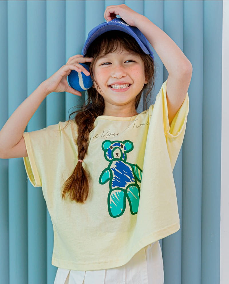 LILAS - Korean Children Fashion - #Kfashion4kids - Once Bear Tee