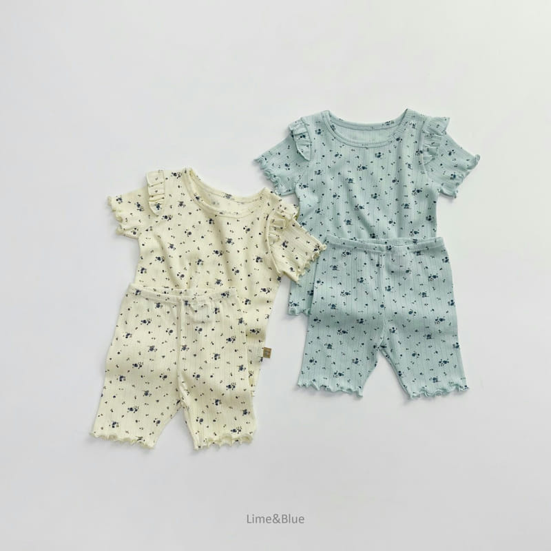 LIME & BLUE - Korean Children Fashion - #Kfashion4kids - Summer Blooming Easywear - 11