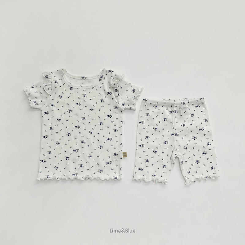 LIME & BLUE - Korean Children Fashion - #Kfashion4kids - Summer Blooming Easywear - 6