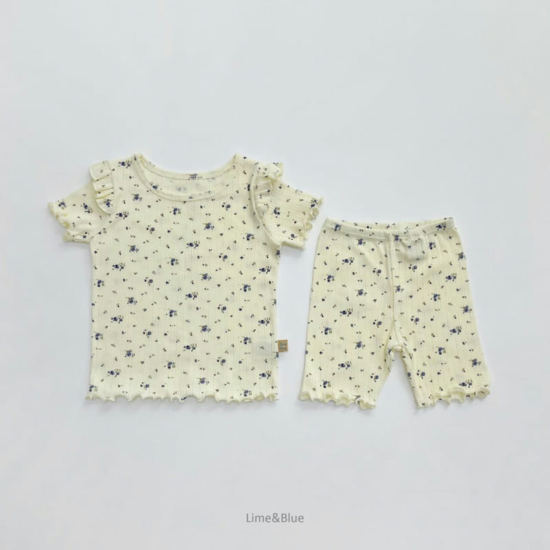 LIME & BLUE - Korean Children Fashion - #Kfashion4kids - Summer Blooming Easywear - 7