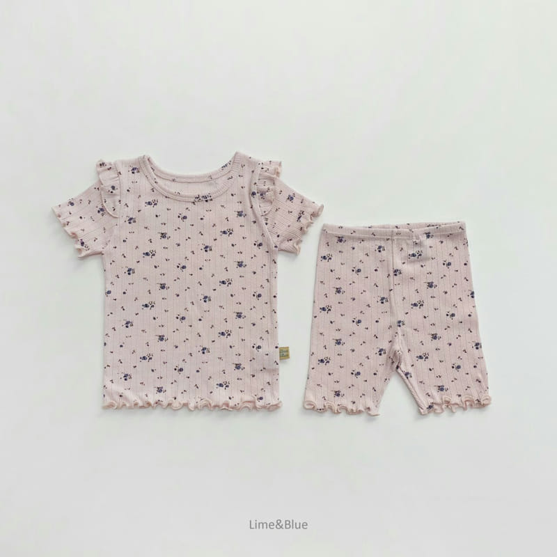 LIME & BLUE - Korean Children Fashion - #Kfashion4kids - Summer Blooming Easywear - 8