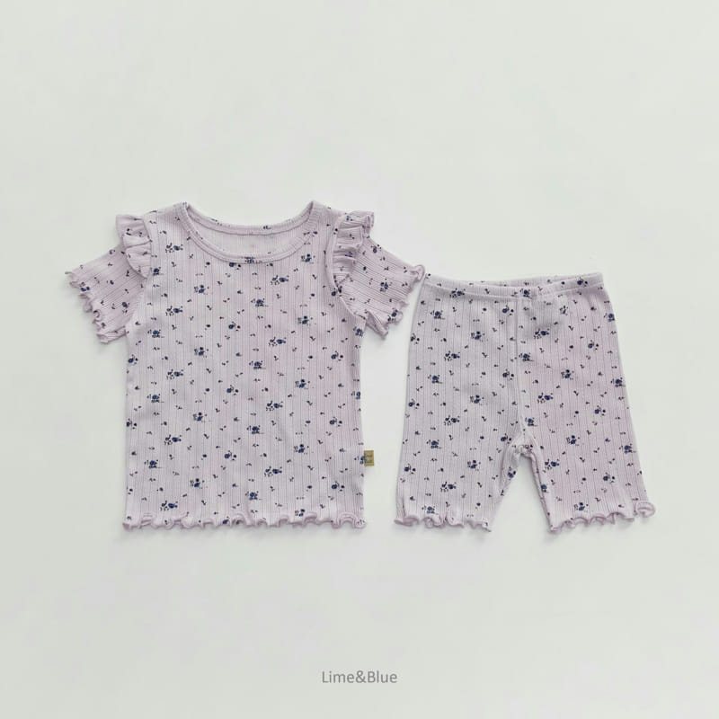LIME & BLUE - Korean Children Fashion - #Kfashion4kids - Summer Blooming Easywear - 9