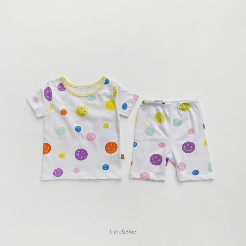 LIME & BLUE - Korean Children Fashion - #Kfashion4kids - Summer Smile Easyear - 12