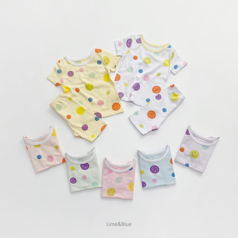 LIME & BLUE - Korean Children Fashion - #Kfashion4kids - Summer Smile Easyear - 2
