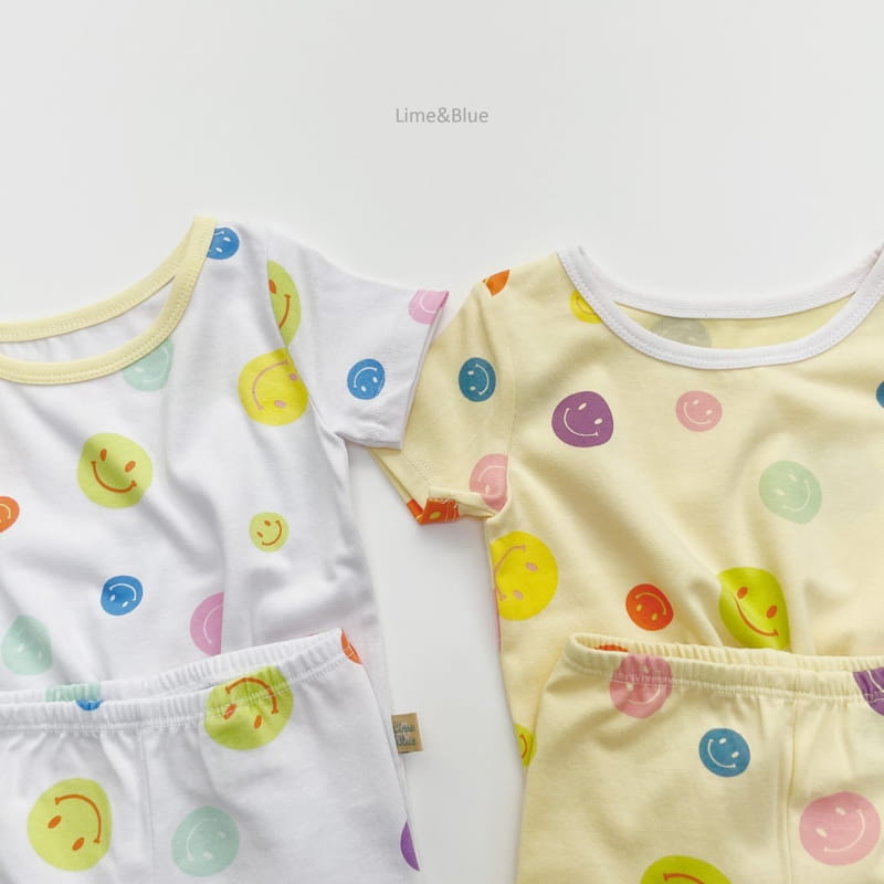 LIME & BLUE - Korean Children Fashion - #Kfashion4kids - Summer Smile Easyear - 5