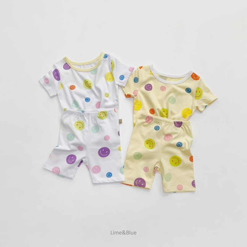 LIME & BLUE - Korean Children Fashion - #Kfashion4kids - Summer Smile Easyear - 6