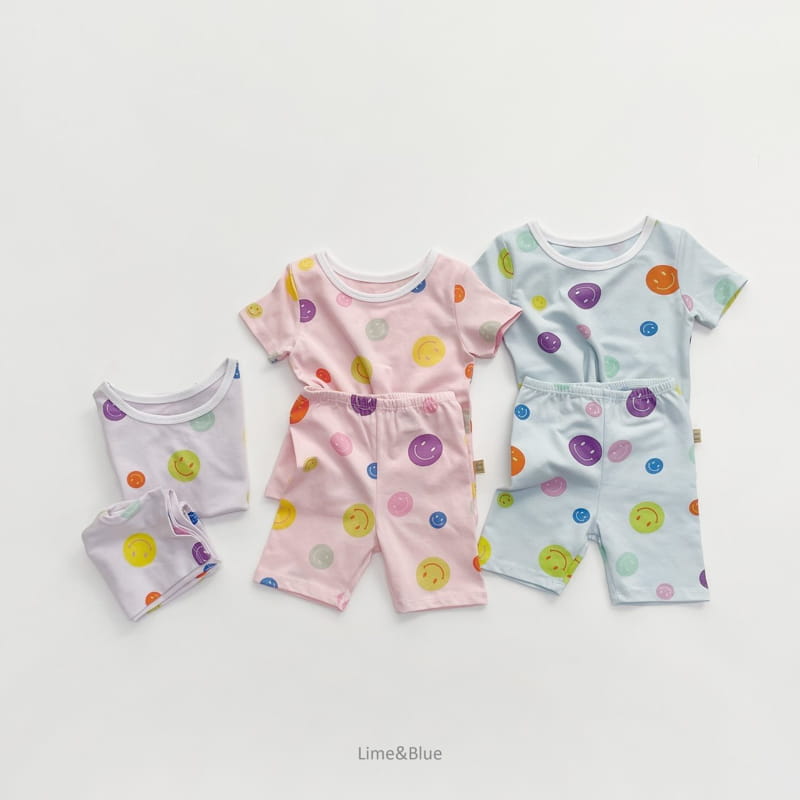 LIME & BLUE - Korean Children Fashion - #Kfashion4kids - Summer Smile Easyear - 9