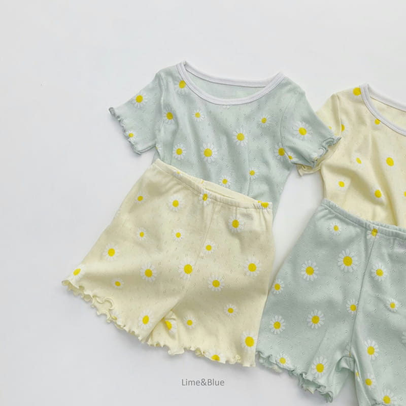 LIME & BLUE - Korean Children Fashion - #Kfashion4kids - Summer Daisy Easywear - 11