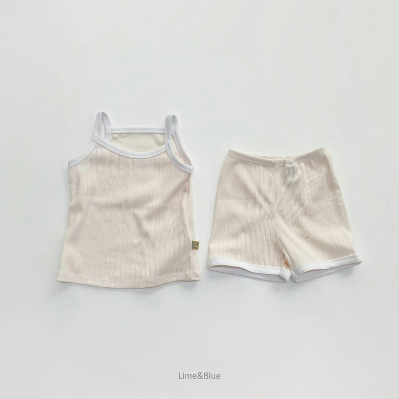 LIME & BLUE - Korean Children Fashion - #Kfashion4kids - Summer Biscuit Easywear - 10