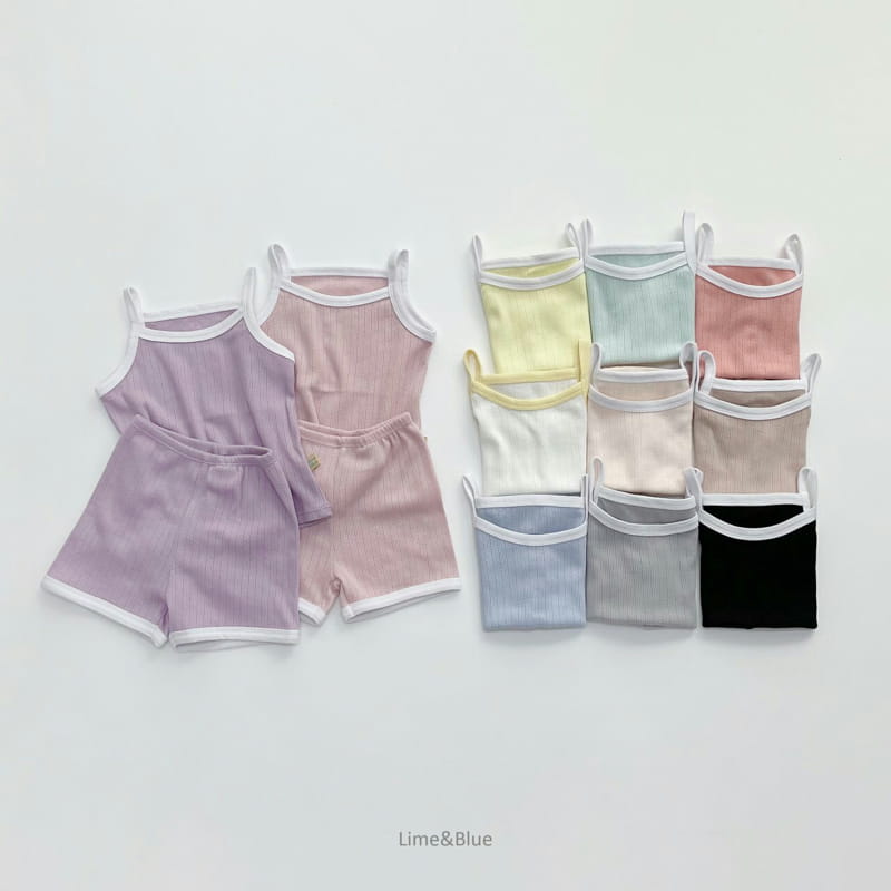 LIME & BLUE - Korean Children Fashion - #Kfashion4kids - Summer Biscuit Easywear - 2