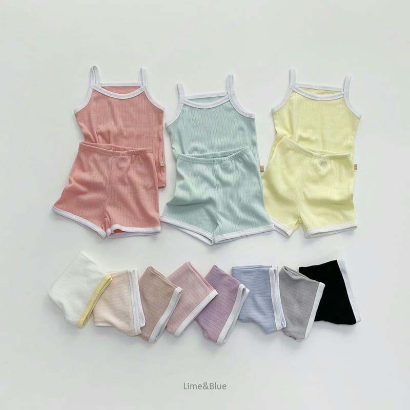 LIME & BLUE - Korean Children Fashion - #Kfashion4kids - Summer Biscuit Easywear - 3