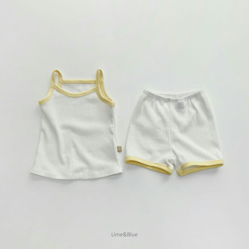 LIME & BLUE - Korean Children Fashion - #Kfashion4kids - Summer Biscuit Easywear - 7