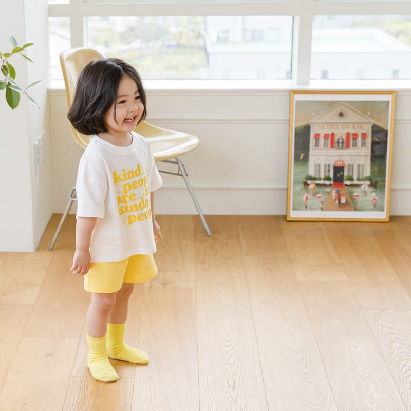 LINDO - Korean Children Fashion - #Kfashion4kids - Baskin Stripes Tee Simple Tee Bottom Set - 11