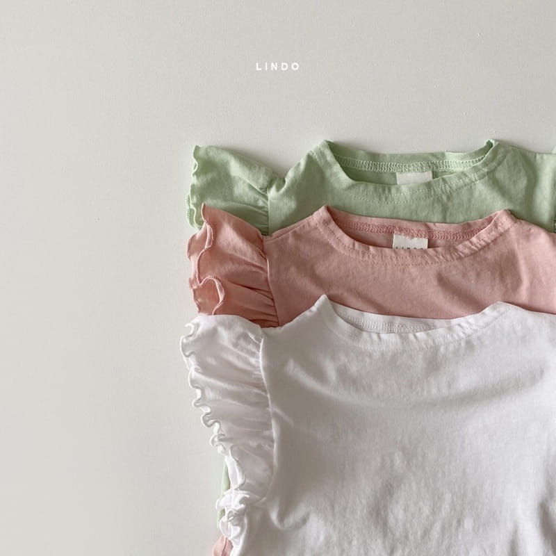 LINDO - Korean Children Fashion - #Kfashion4kids - Frill Wing Tee - 4