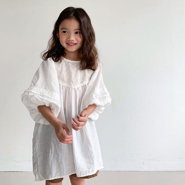 LITTLE COLLI - Korean Children Fashion - #Kfashion4kids - Puff Mini One-piece