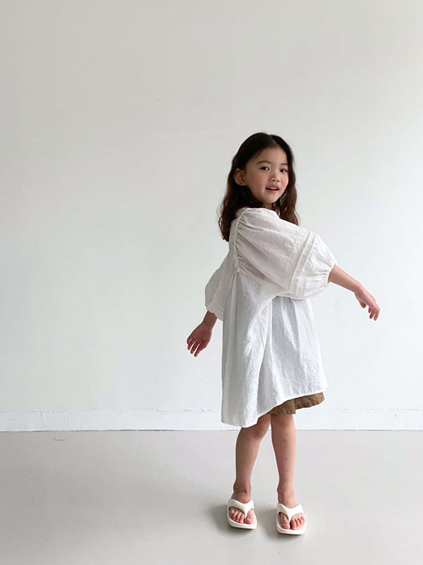 LITTLE COLLI - Korean Children Fashion - #Kfashion4kids - Puff Mini One-piece - 8