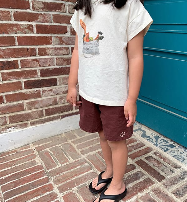 LITTLE COLLI - Korean Children Fashion - #Kfashion4kids - Shopping Basket Tee - 10