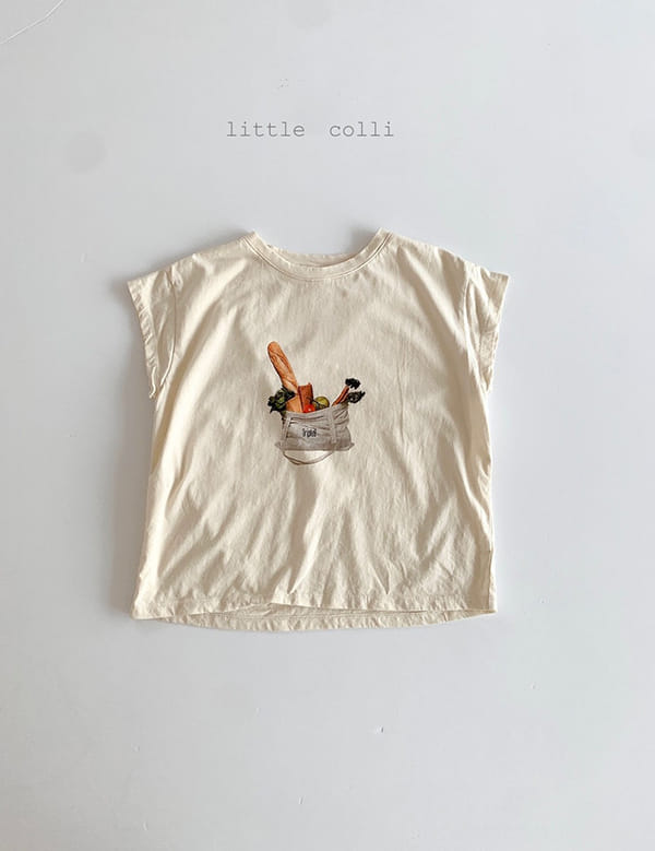 LITTLE COLLI - Korean Children Fashion - #Kfashion4kids - Shopping Basket Tee - 11