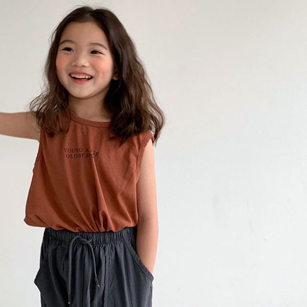 LITTLE COLLI - Korean Children Fashion - #Kfashion4kids - School Sleeveless Tee