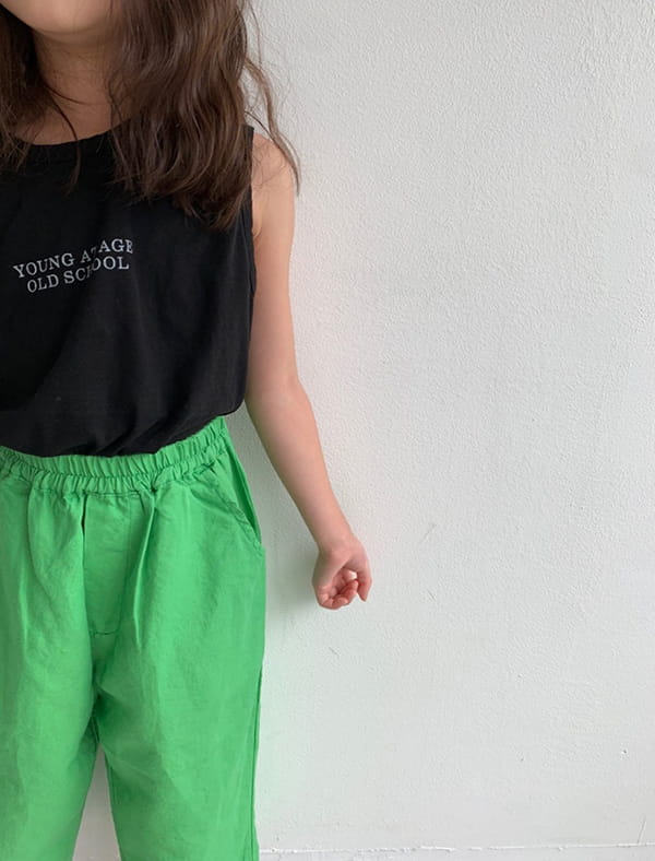 LITTLE COLLI - Korean Children Fashion - #Kfashion4kids - School Sleeveless Tee - 3