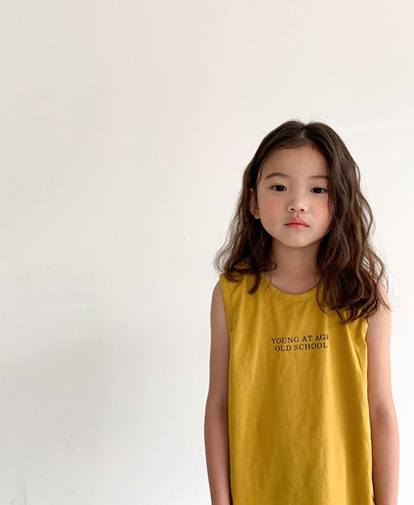 LITTLE COLLI - Korean Children Fashion - #Kfashion4kids - School Sleeveless Tee - 7