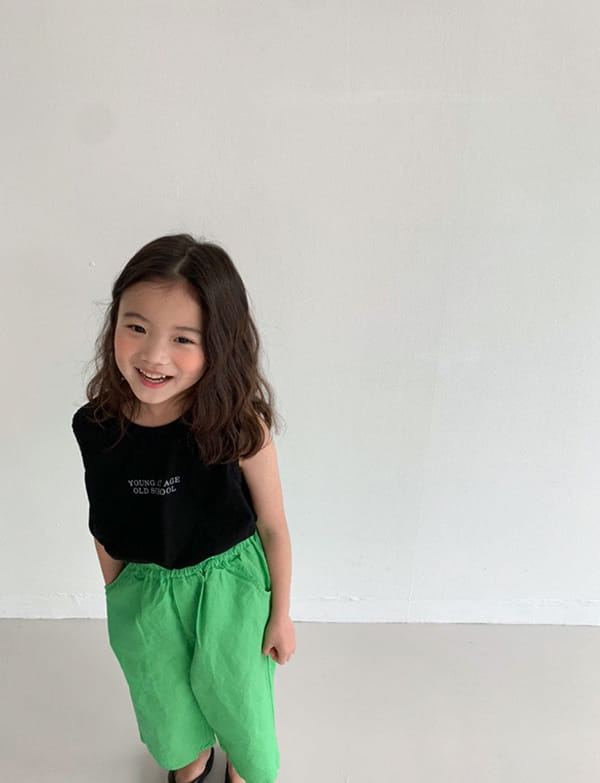 LITTLE COLLI - Korean Children Fashion - #Kfashion4kids - School Sleeveless Tee - 8