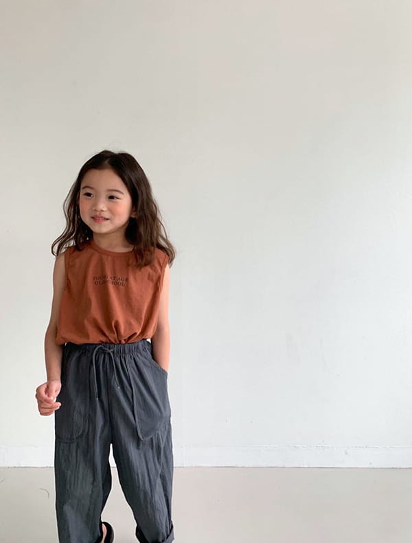 LITTLE COLLI - Korean Children Fashion - #Kfashion4kids - School Sleeveless Tee - 9