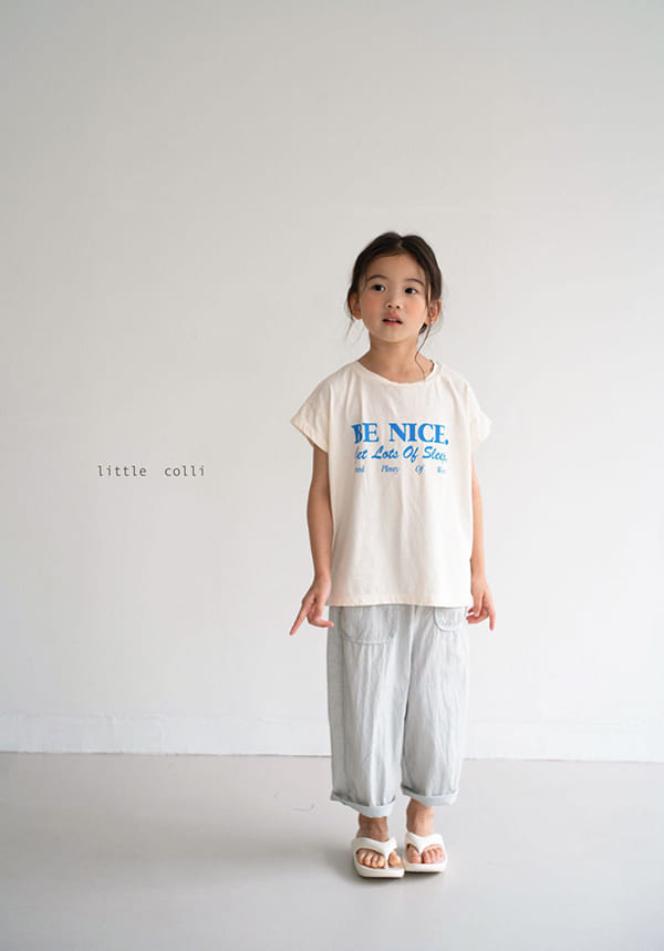 LITTLE COLLI - Korean Children Fashion - #Kfashion4kids - Lettering Tee - 10