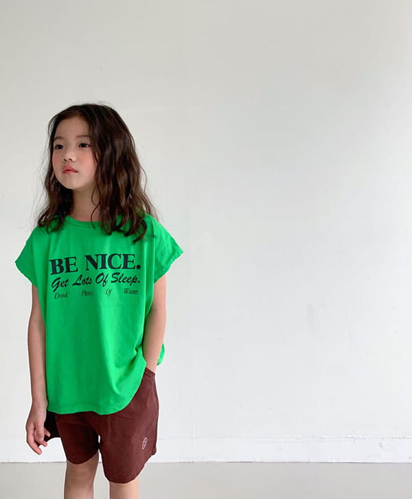 LITTLE COLLI - Korean Children Fashion - #Kfashion4kids - Lettering Tee - 6