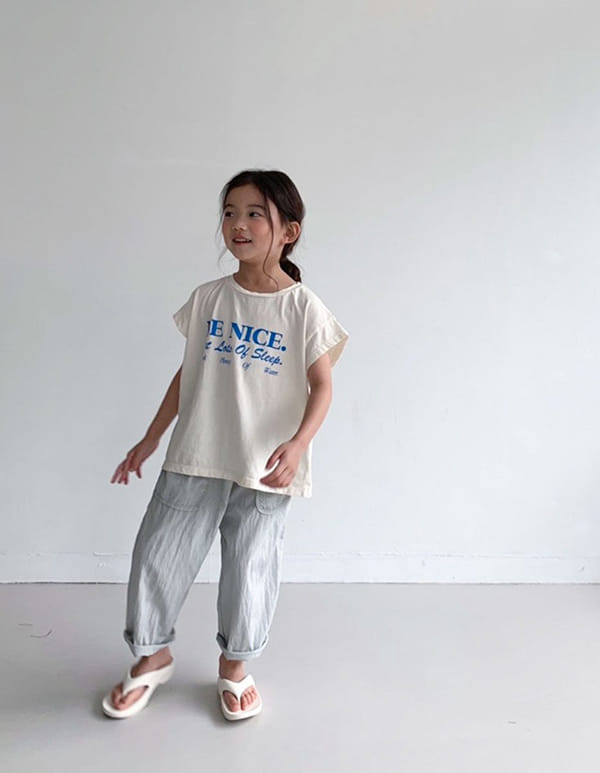 LITTLE COLLI - Korean Children Fashion - #Kfashion4kids - Lettering Tee - 7