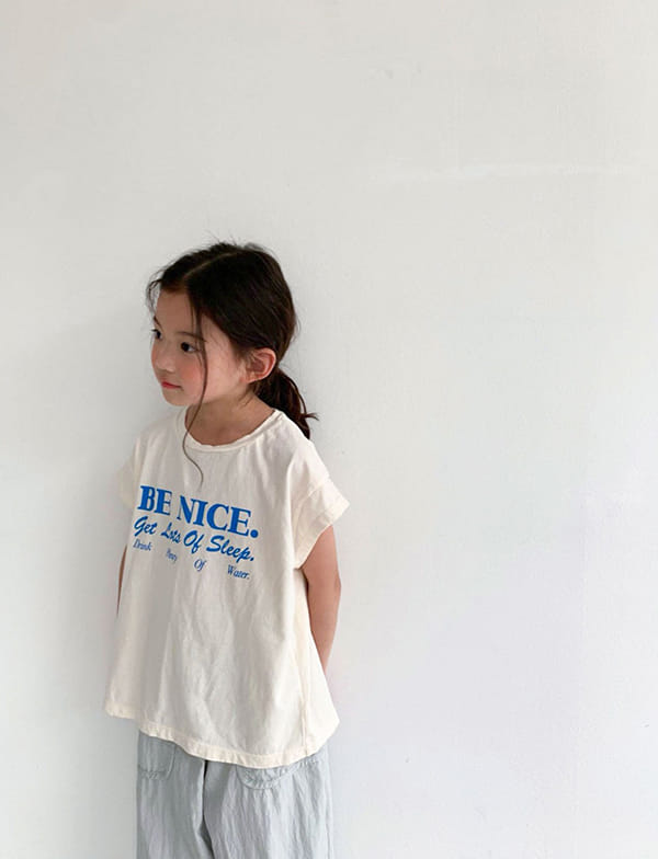 LITTLE COLLI - Korean Children Fashion - #Kfashion4kids - Lettering Tee - 8