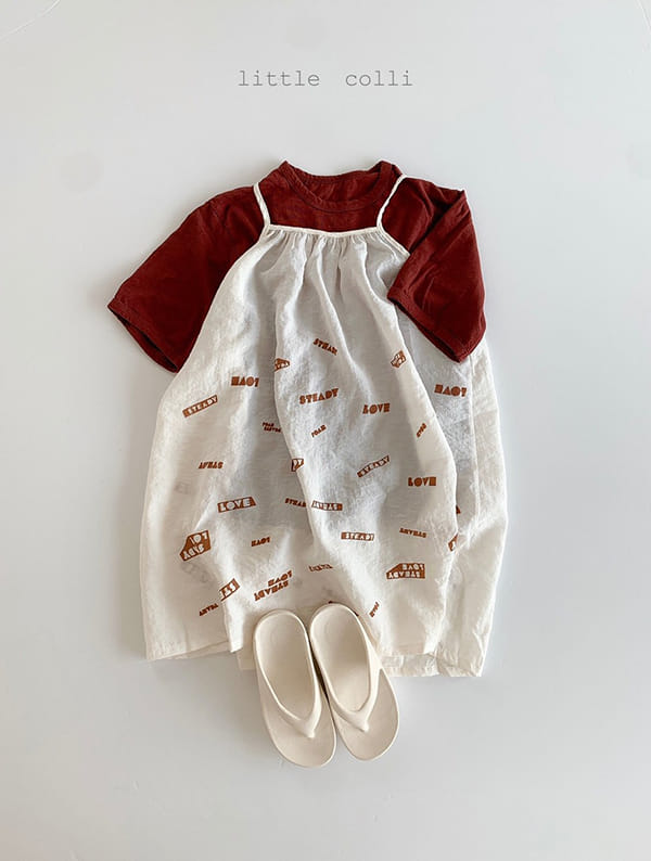 LITTLE COLLI - Korean Children Fashion - #Kfashion4kids - Love One-piece - 2