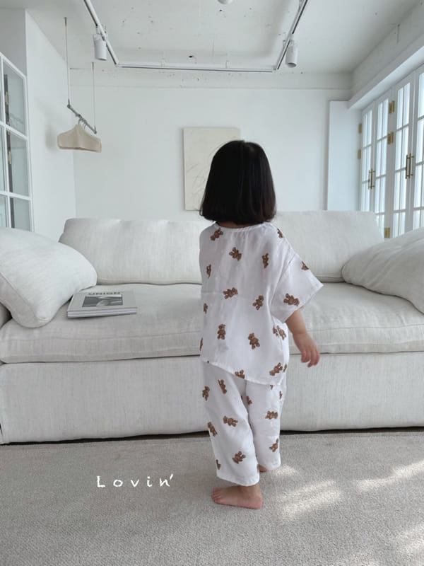 LOVIN - Korean Children Fashion - #Kfashion4kids - Bear Pajamas - 4
