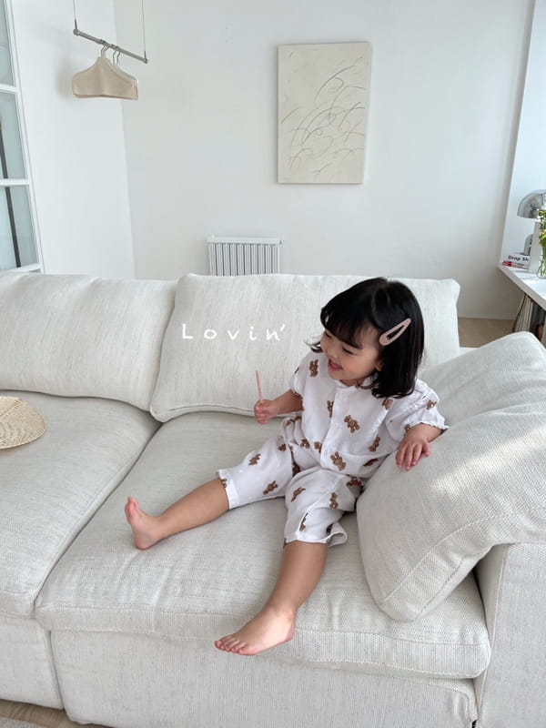LOVIN - Korean Children Fashion - #Kfashion4kids - Bear Pajamas - 5
