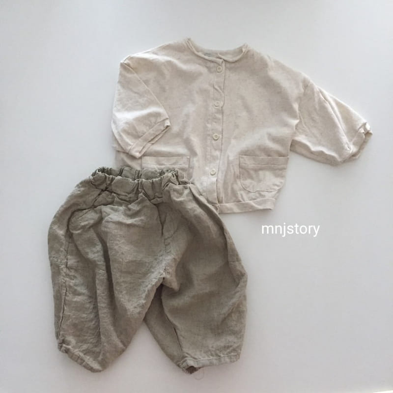 M & J STORY - Korean Children Fashion - #Kfashion4kids - Linen Abang Pants - 10