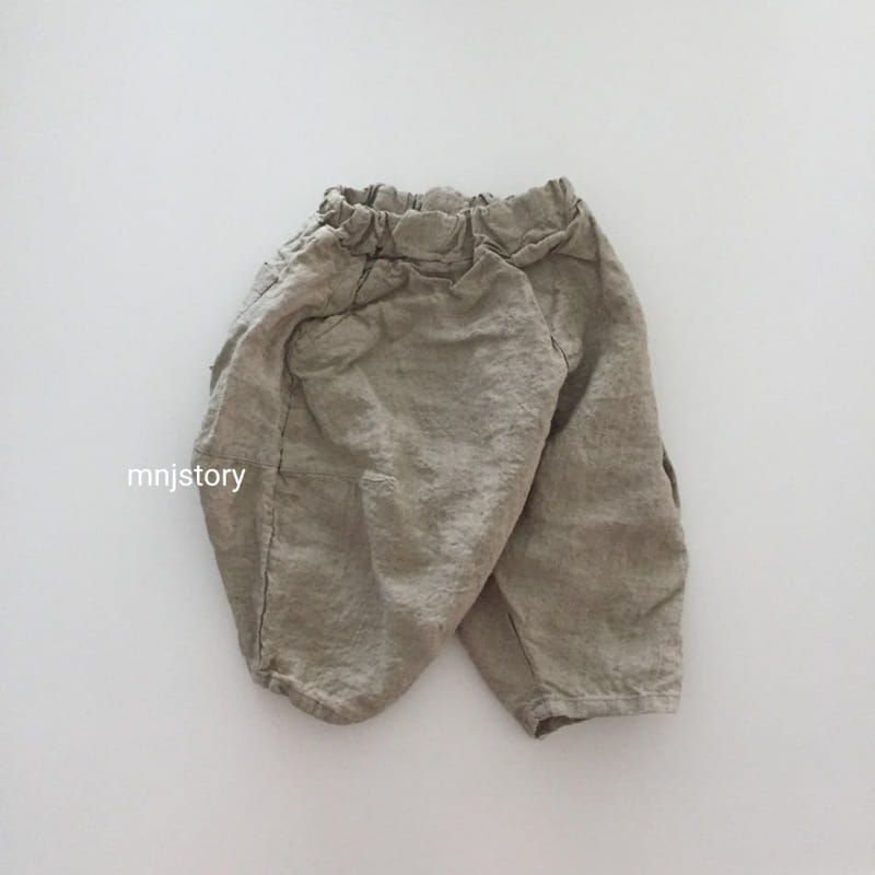 M & J STORY - Korean Children Fashion - #Kfashion4kids - Linen Abang Pants - 12