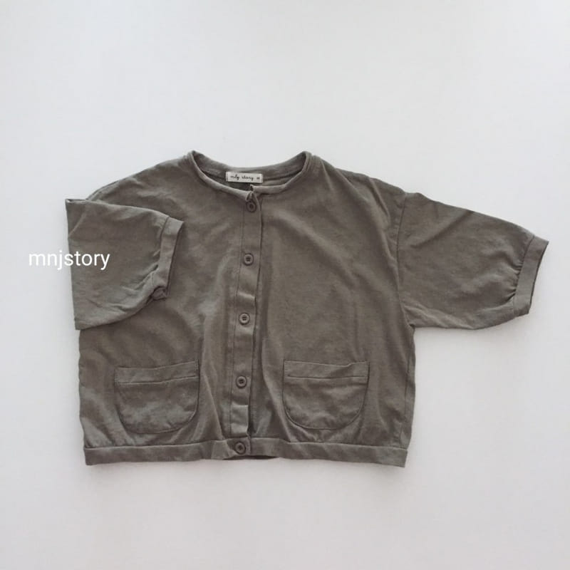 M & J STORY - Korean Children Fashion - #Kfashion4kids - Guaze Cardigan - 4