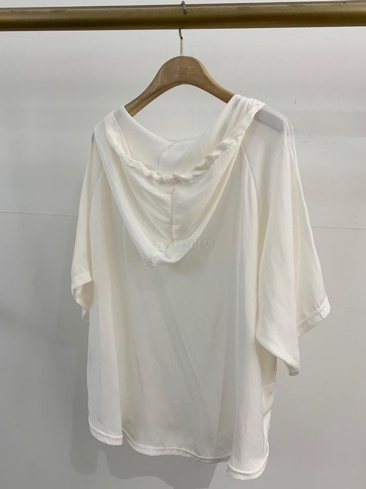 MARIE STUDIOS - Korean Children Fashion - #Kfashion4kids - Silky Hood Blouse - 4
