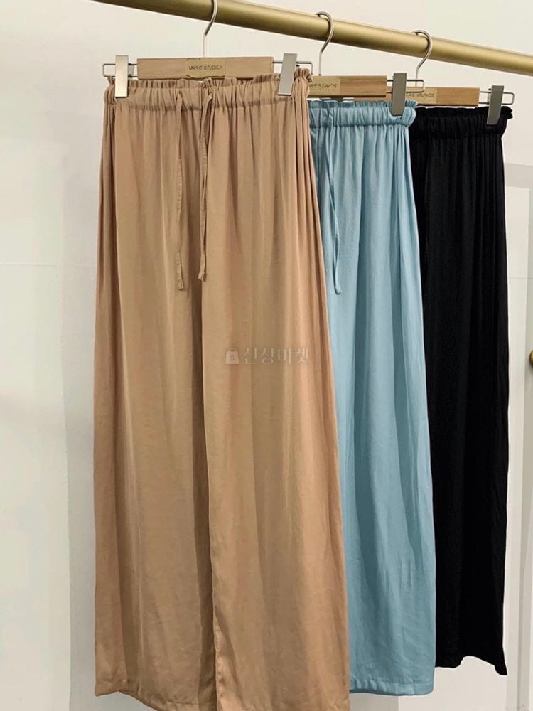 MARIE STUDIOS - Korean Children Fashion - #Kfashion4kids - Silk Lounge Pants - 5