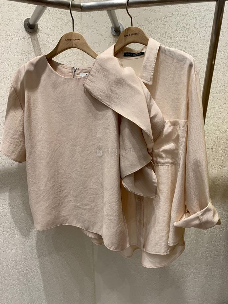 MARIE STUDIOS - Korean Children Fashion - #Kfashion4kids - Shoulder Frill Blouse - 2