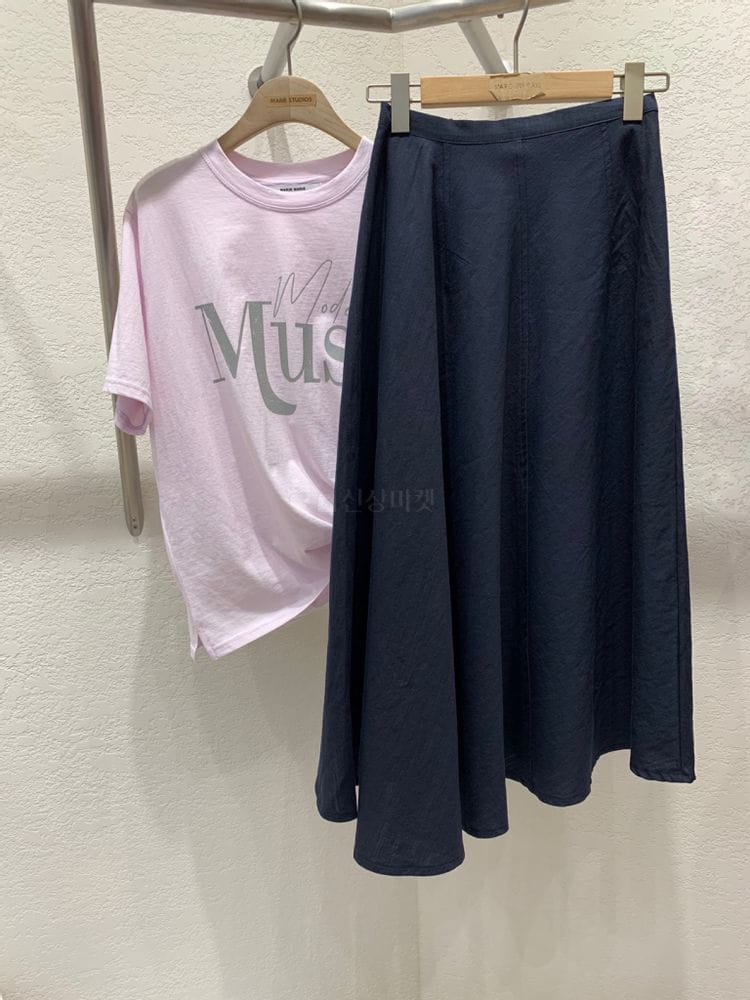MARIE STUDIOS - Korean Children Fashion - #Kfashion4kids - Troy Linen Long Skirt