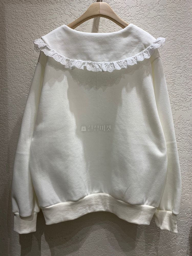 MARIE STUDIOS - Korean Children Fashion - #Kfashion4kids - Lace Sweatshirt - 3