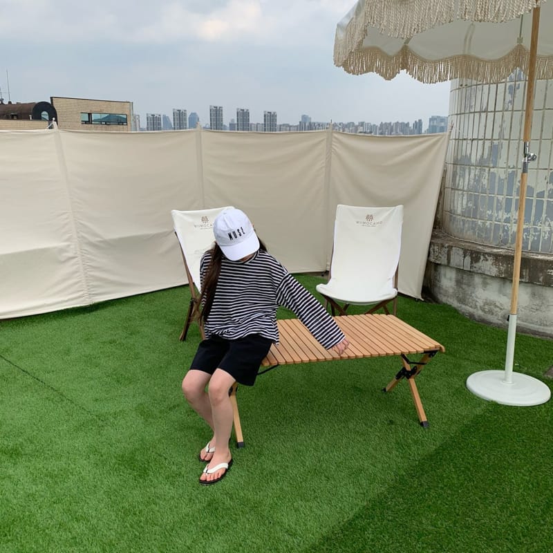 MATILDA & LEE - Korean Children Fashion - #Kfashion4kids - Summer Stripes Top Bottom Set - 2