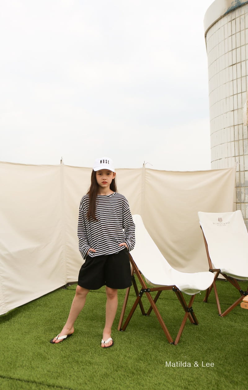 MATILDA & LEE - Korean Children Fashion - #Kfashion4kids - Summer Stripes Top Bottom Set - 5