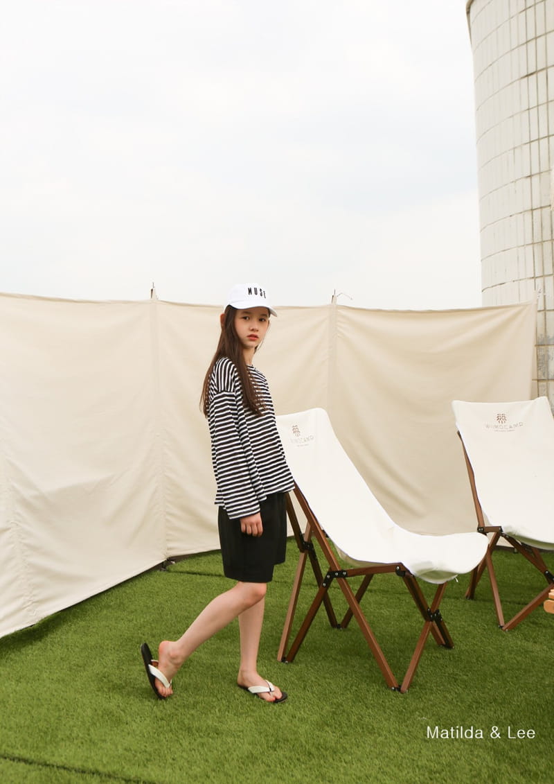 MATILDA & LEE - Korean Children Fashion - #Kfashion4kids - Summer Stripes Top Bottom Set - 8