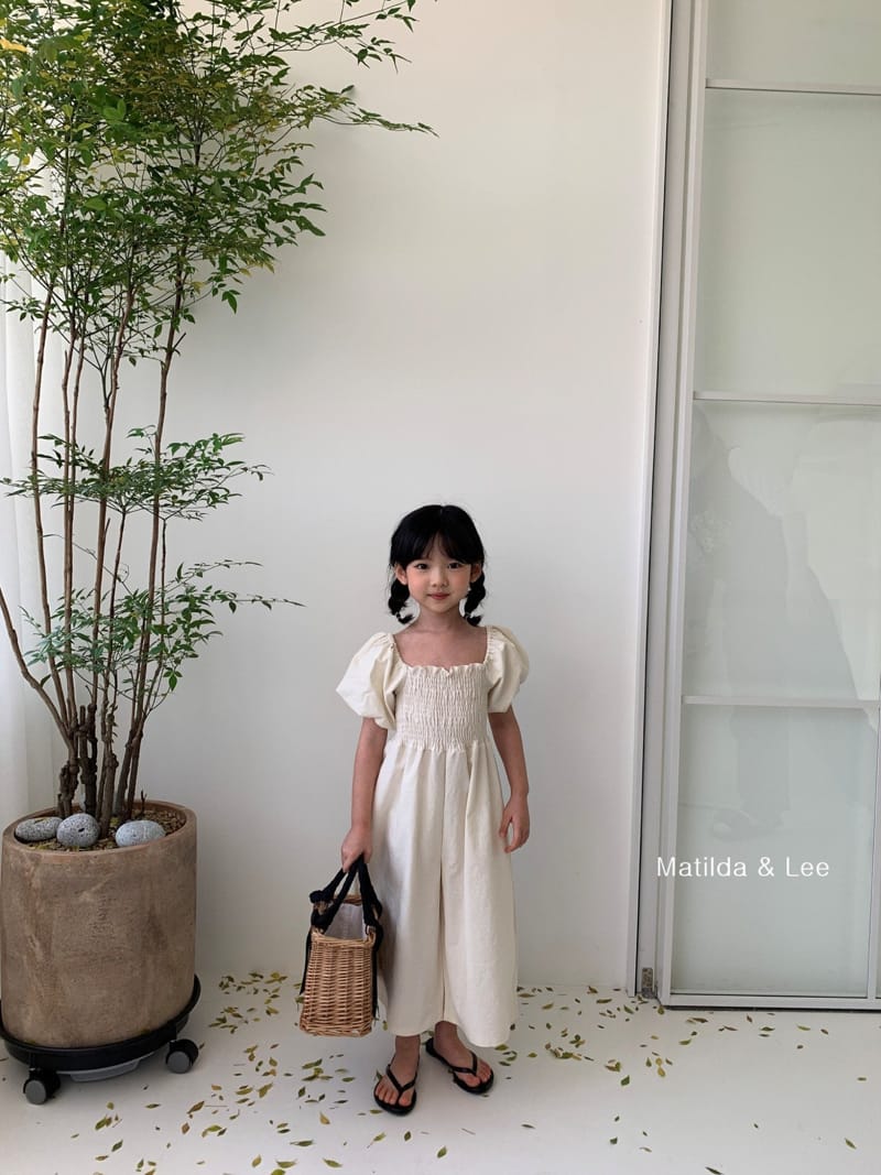 MATILDA & LEE - Korean Children Fashion - #Kfashion4kids - Somcked Jumpsuit - 3