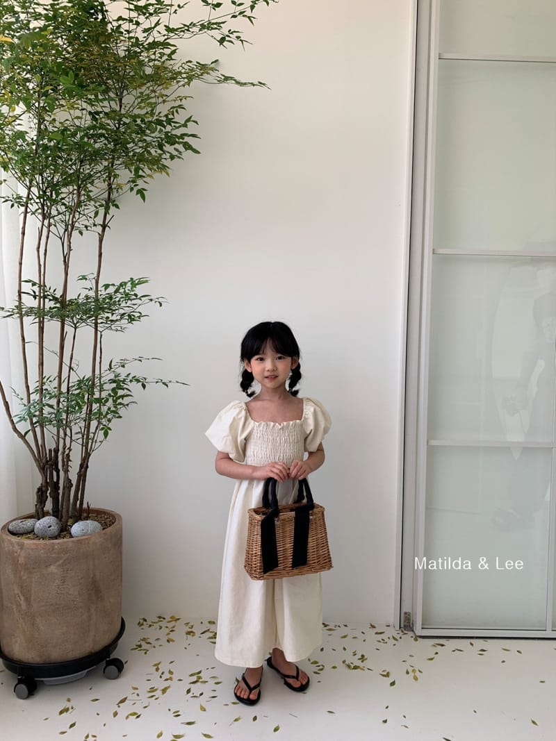 MATILDA & LEE - Korean Children Fashion - #Kfashion4kids - Somcked Jumpsuit - 4